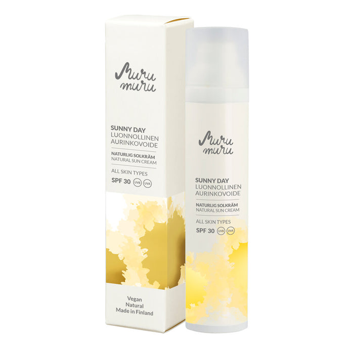 Murumuru Sunny Day Luonnollinen Aurinkovoide SPF 30, 100 ml