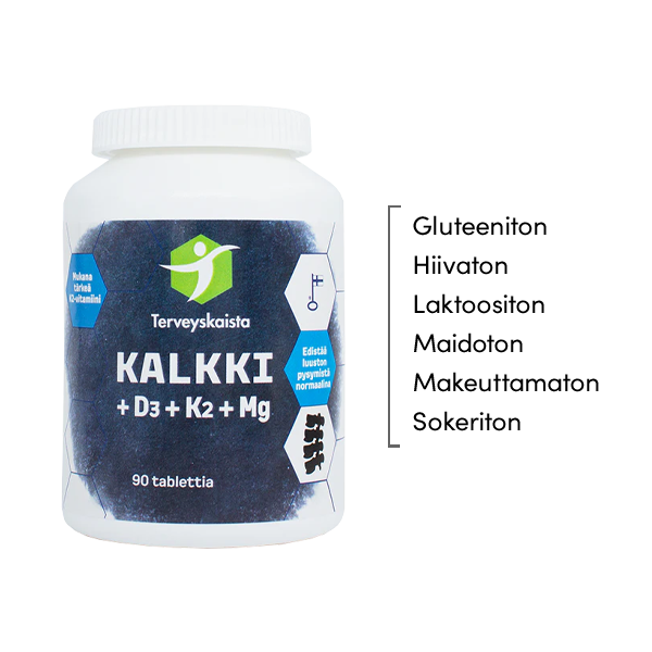 Kalkki + D3 + K2 + Mg